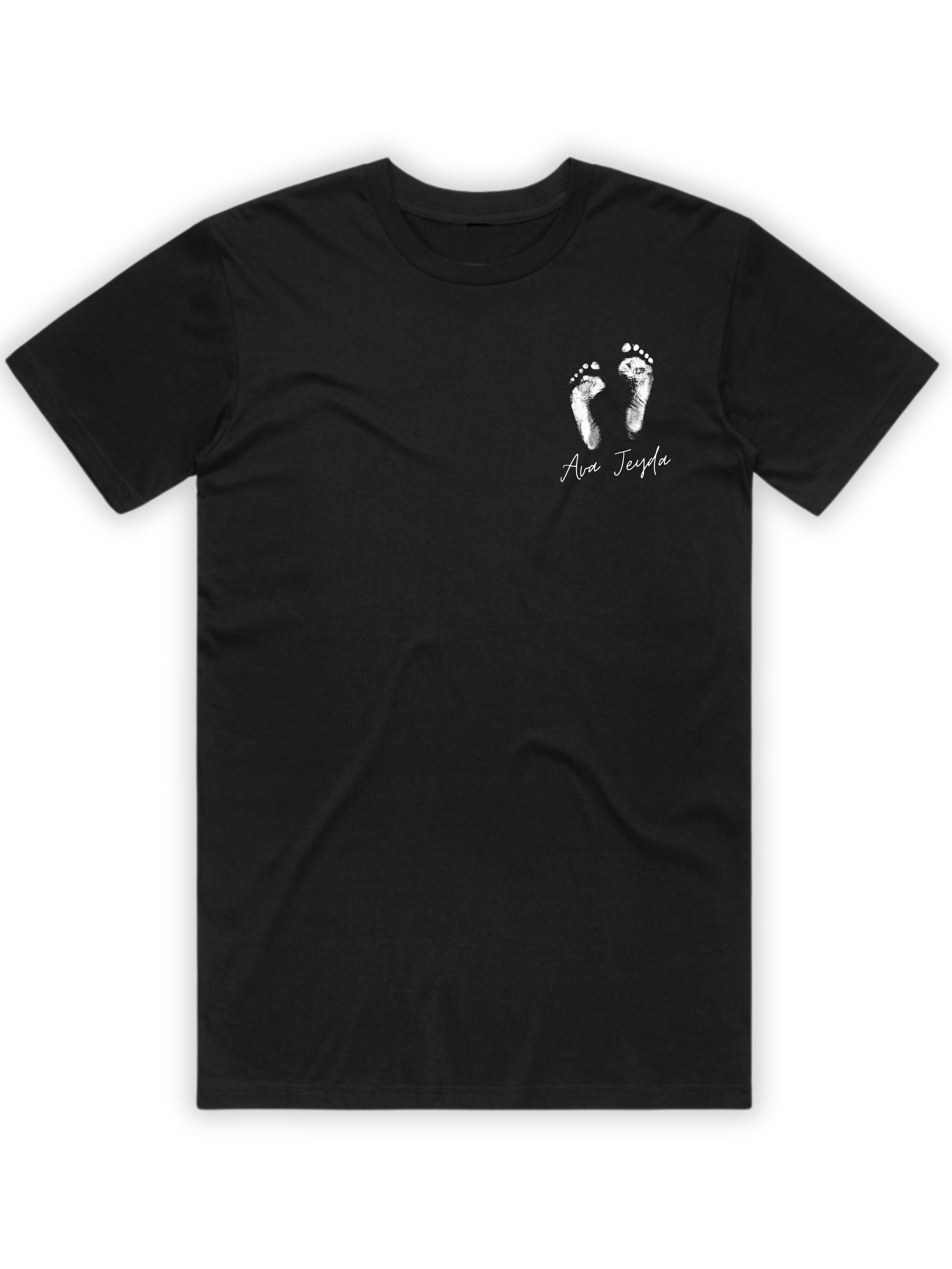 Personalised Tiny Footprints Tee