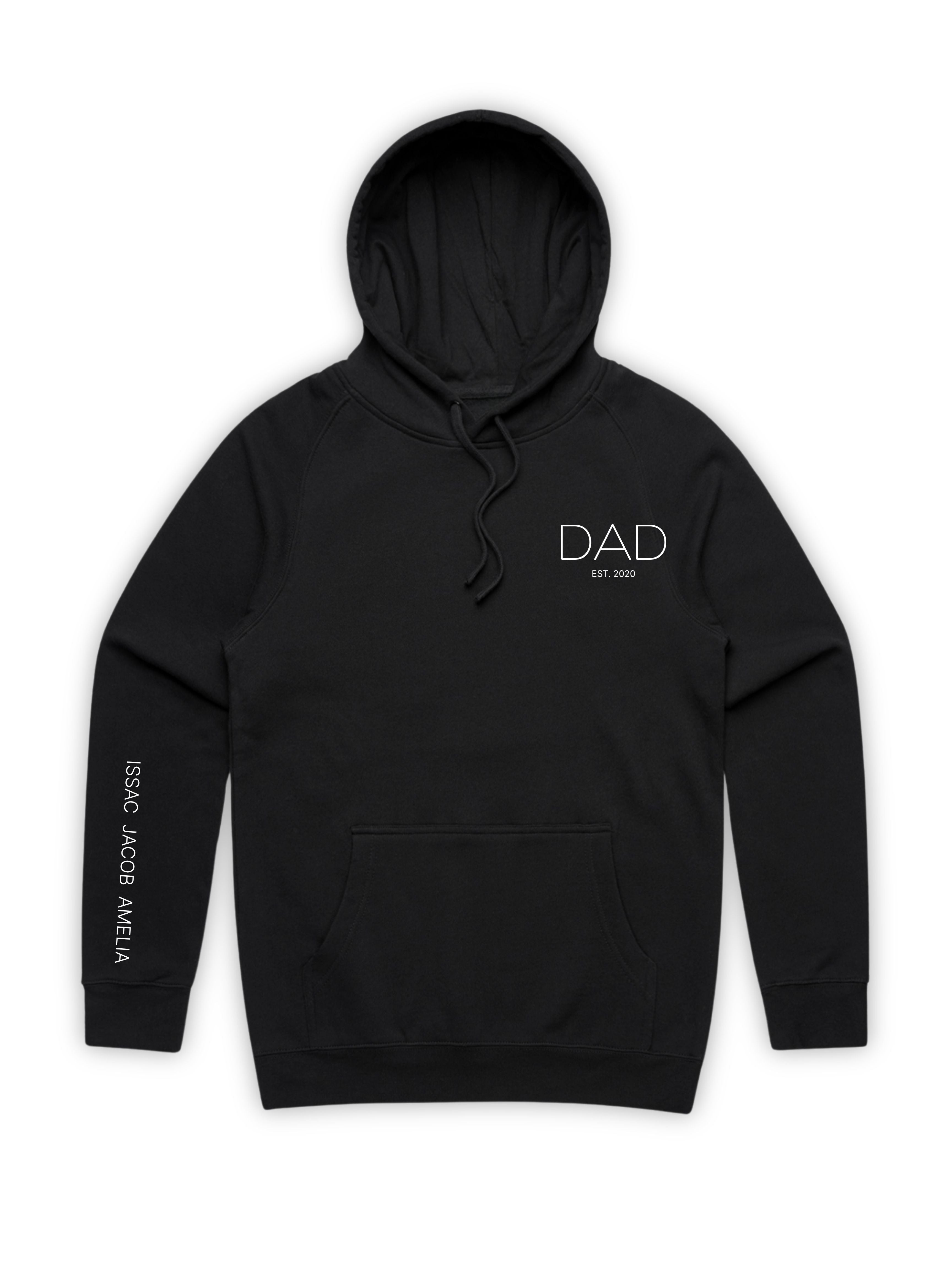 The Year He Became Dad Hoodie