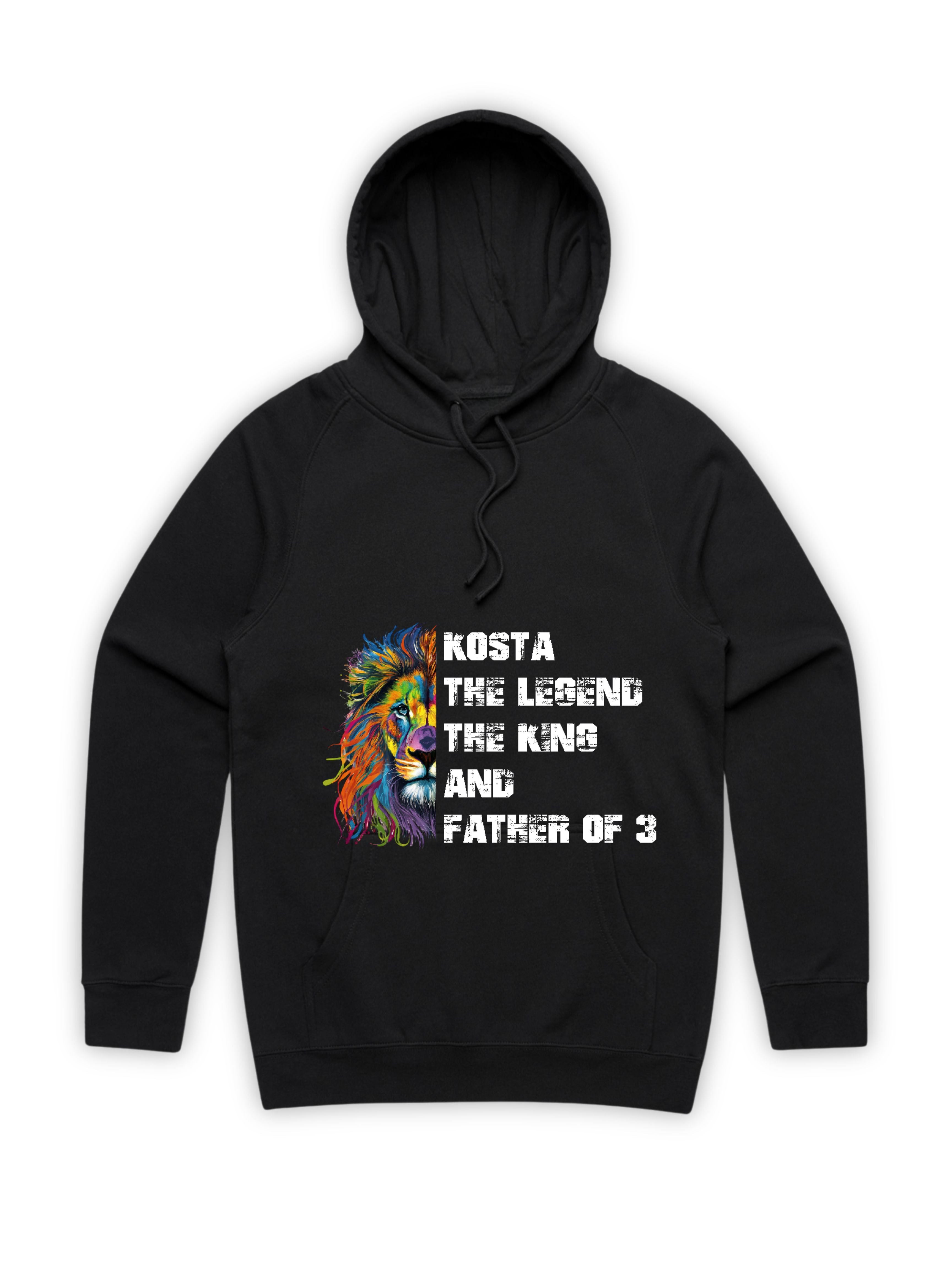 Custom King Dad Hoodie