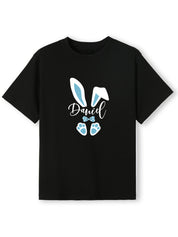 Blue Bunny Ears Name Tee