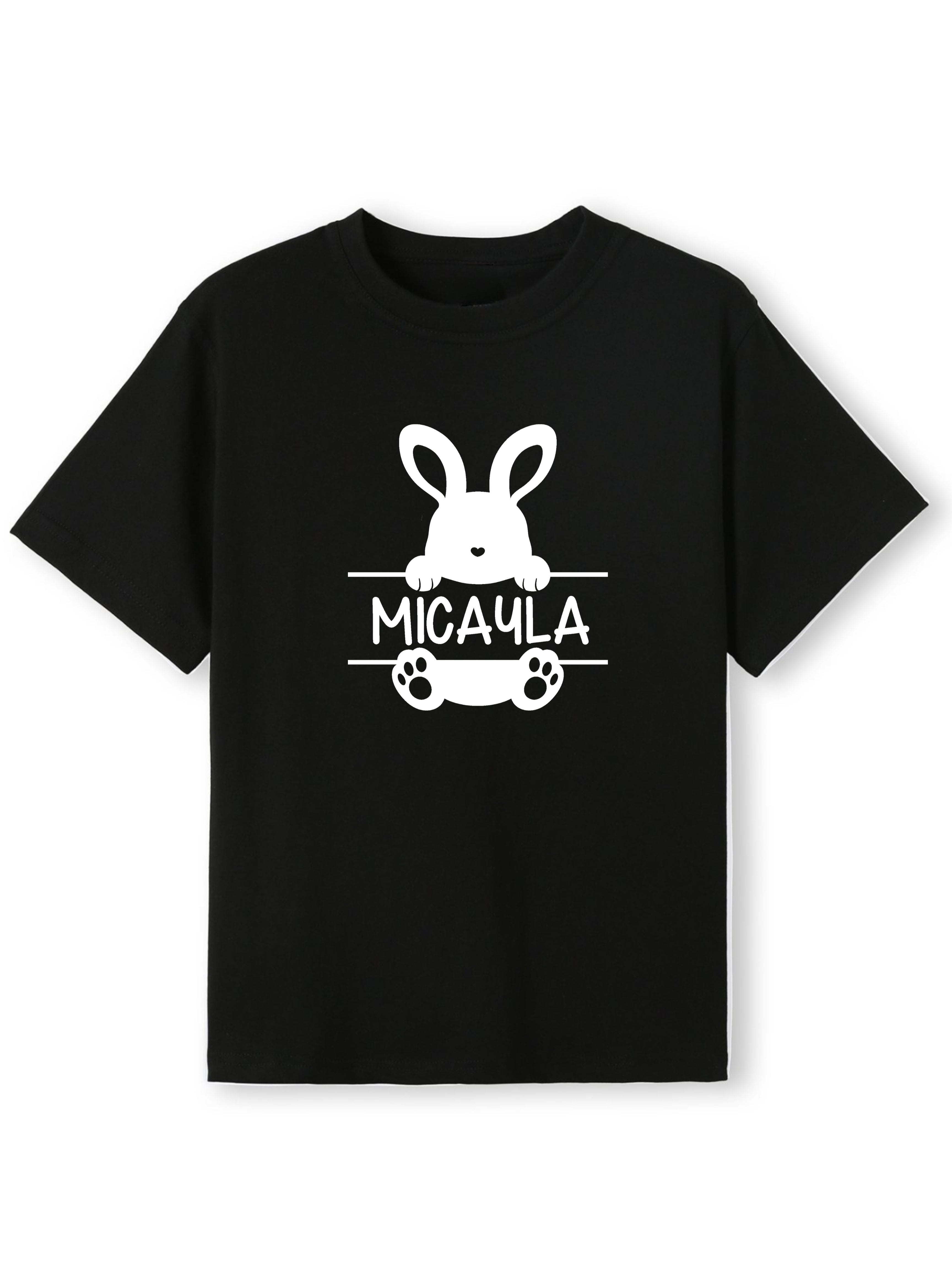 Easter Bunny Custom Name Tee