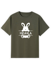 Easter Bunny Custom Name Tee