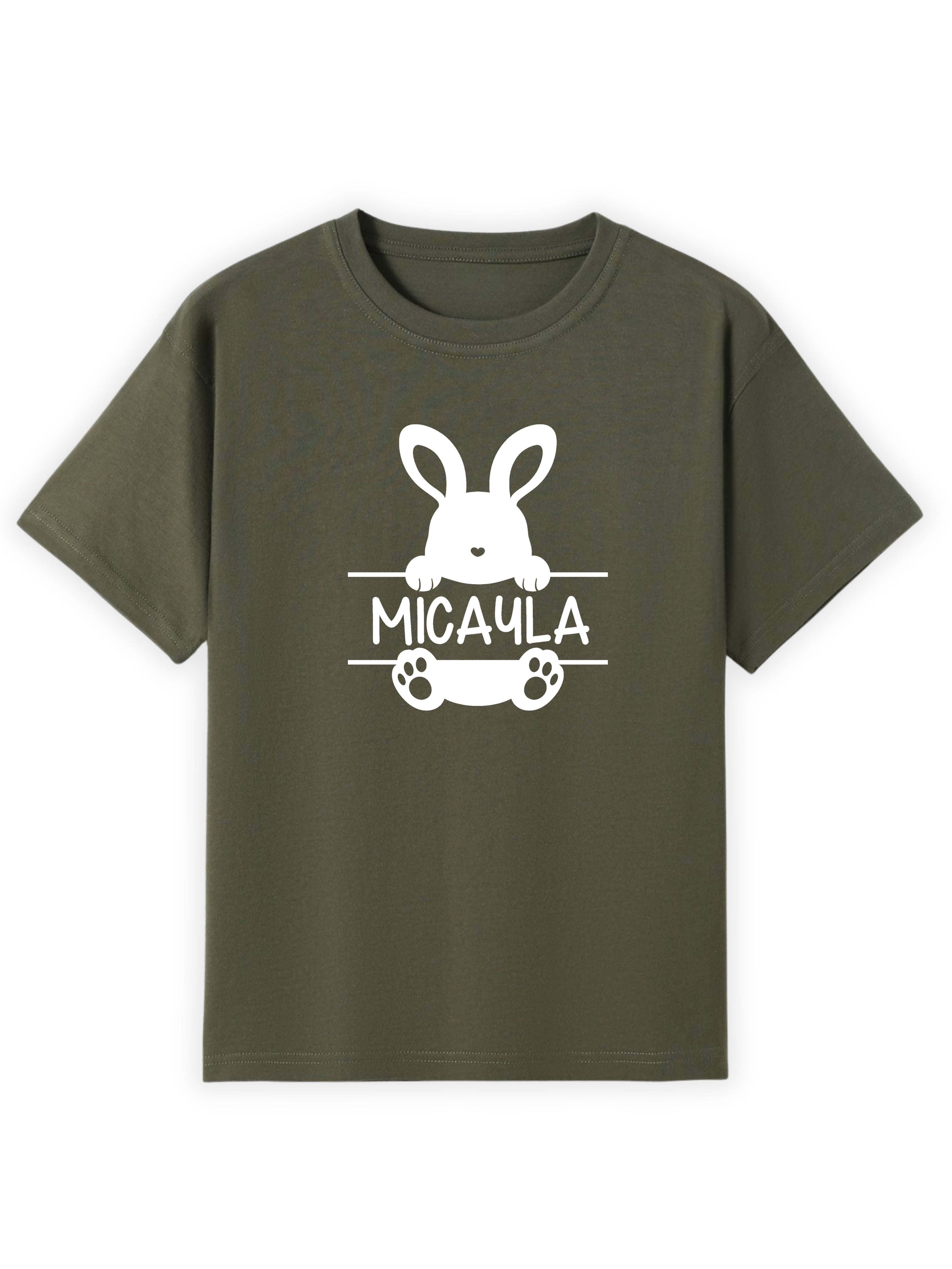 Easter Bunny Custom Name Tee