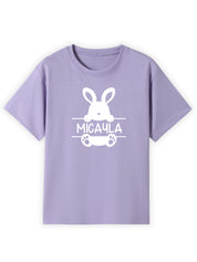 Easter Bunny Custom Name Tee