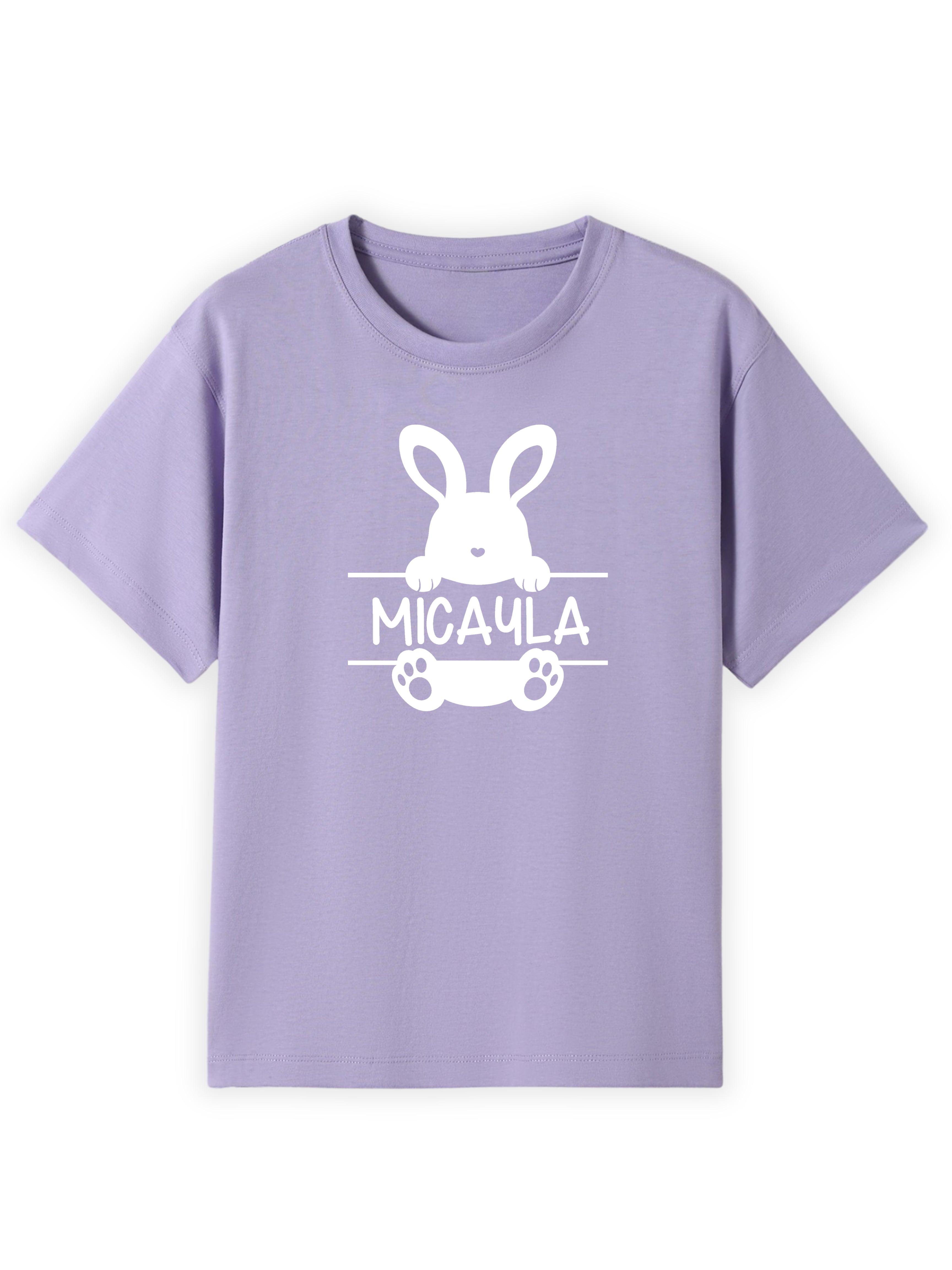 Easter Bunny Custom Name Tee
