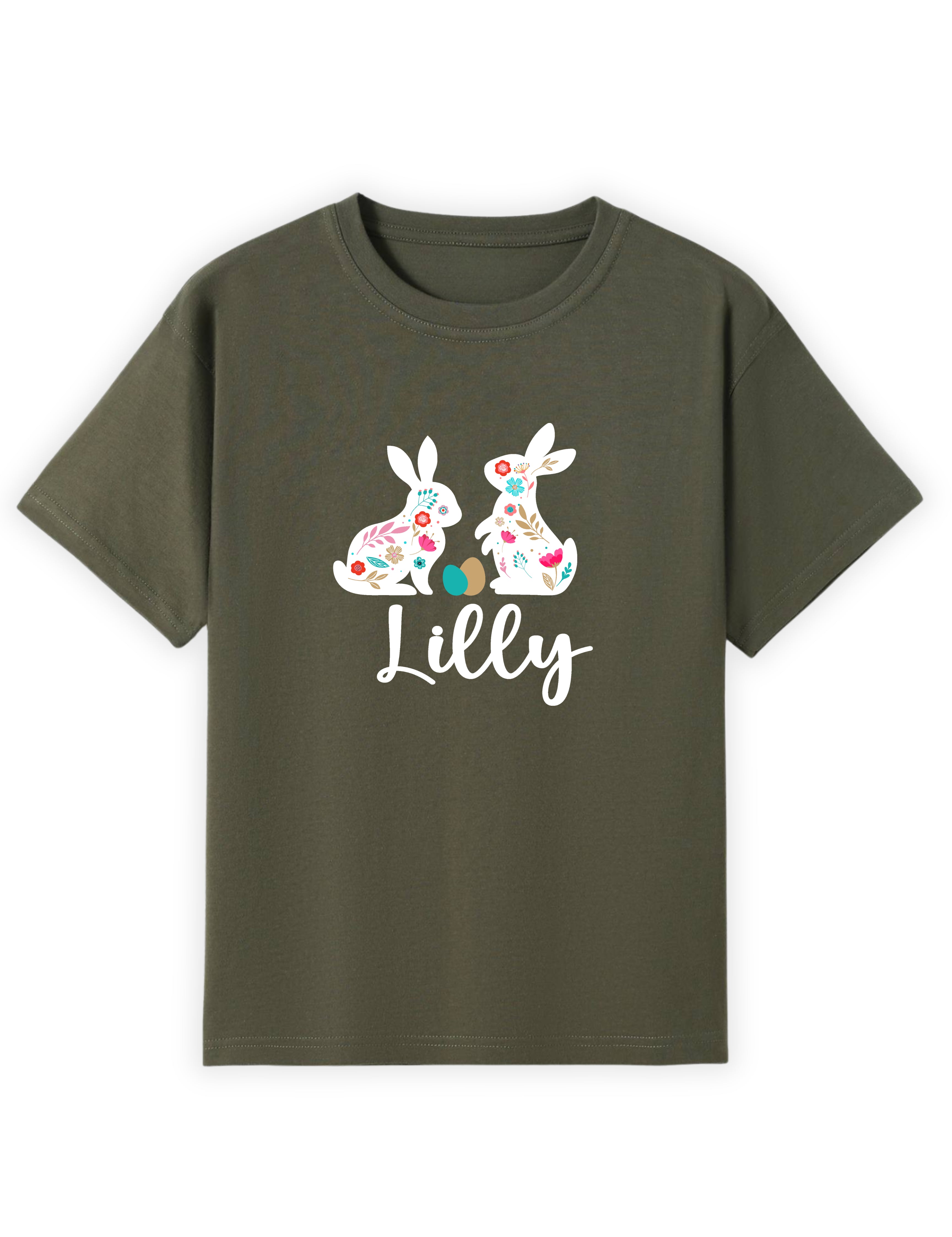 Egg Hunt Name Tee