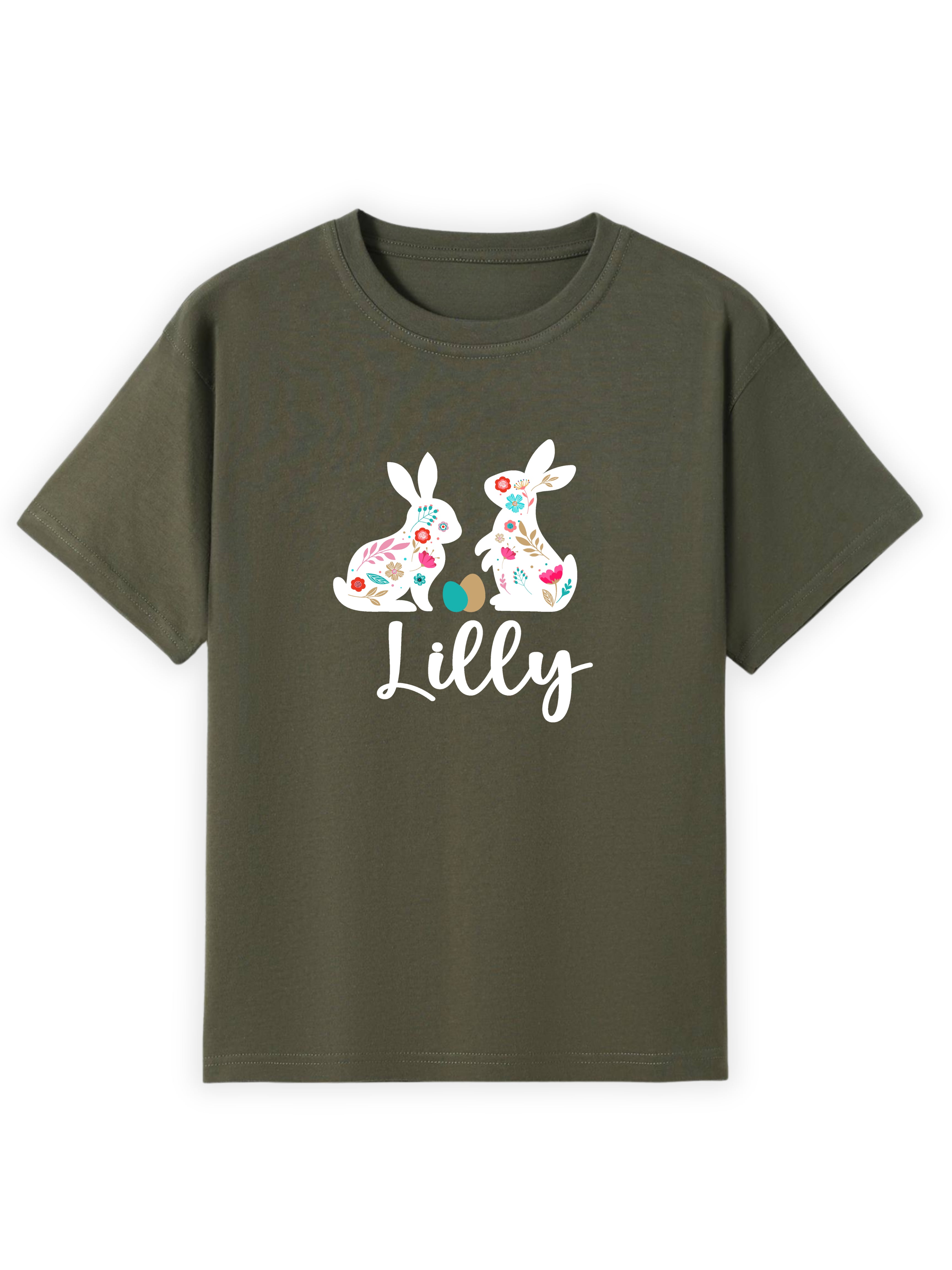 Egg Hunt Name Tee