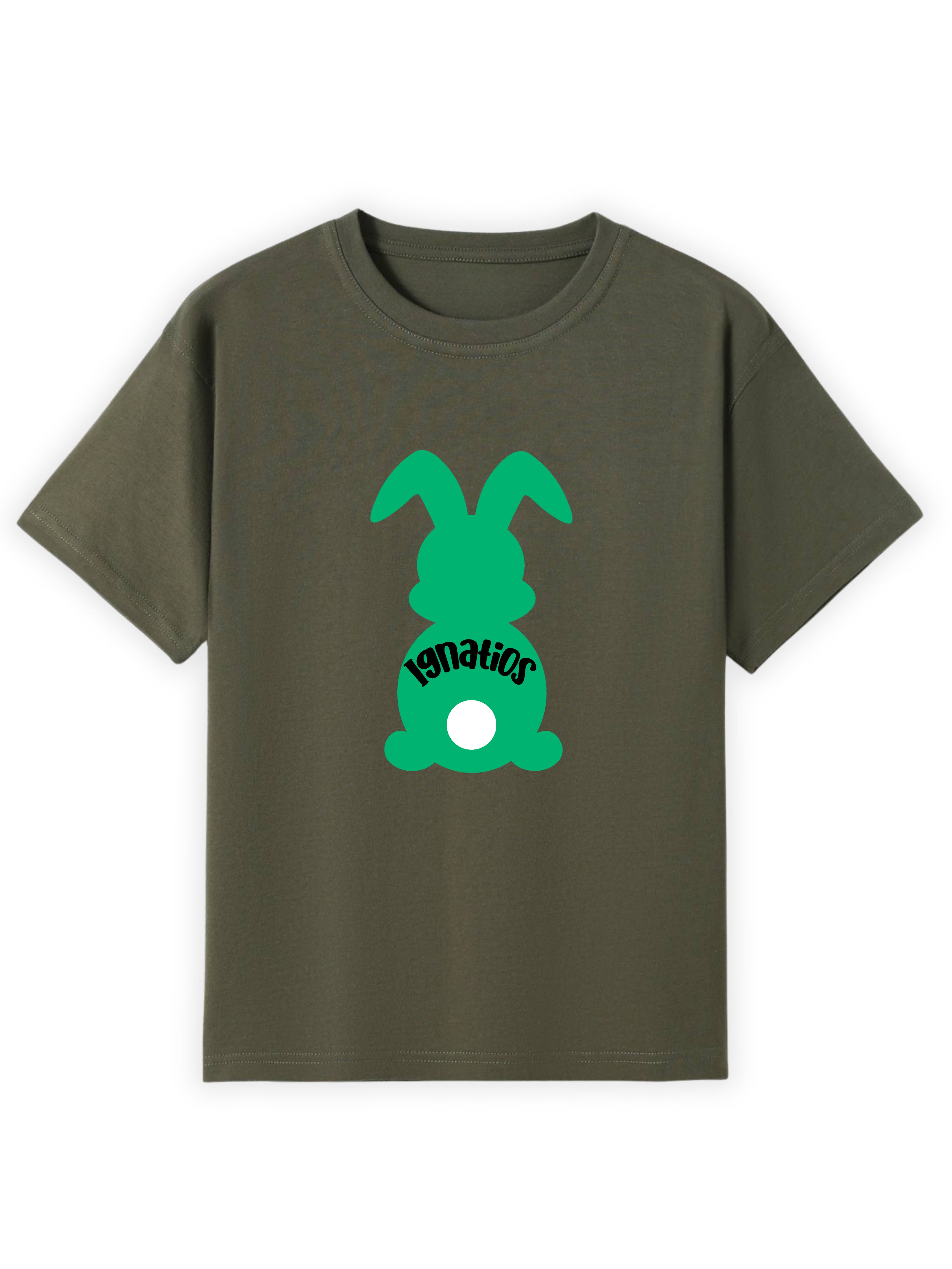 Lil’ Green Bunny Tail Name Tee