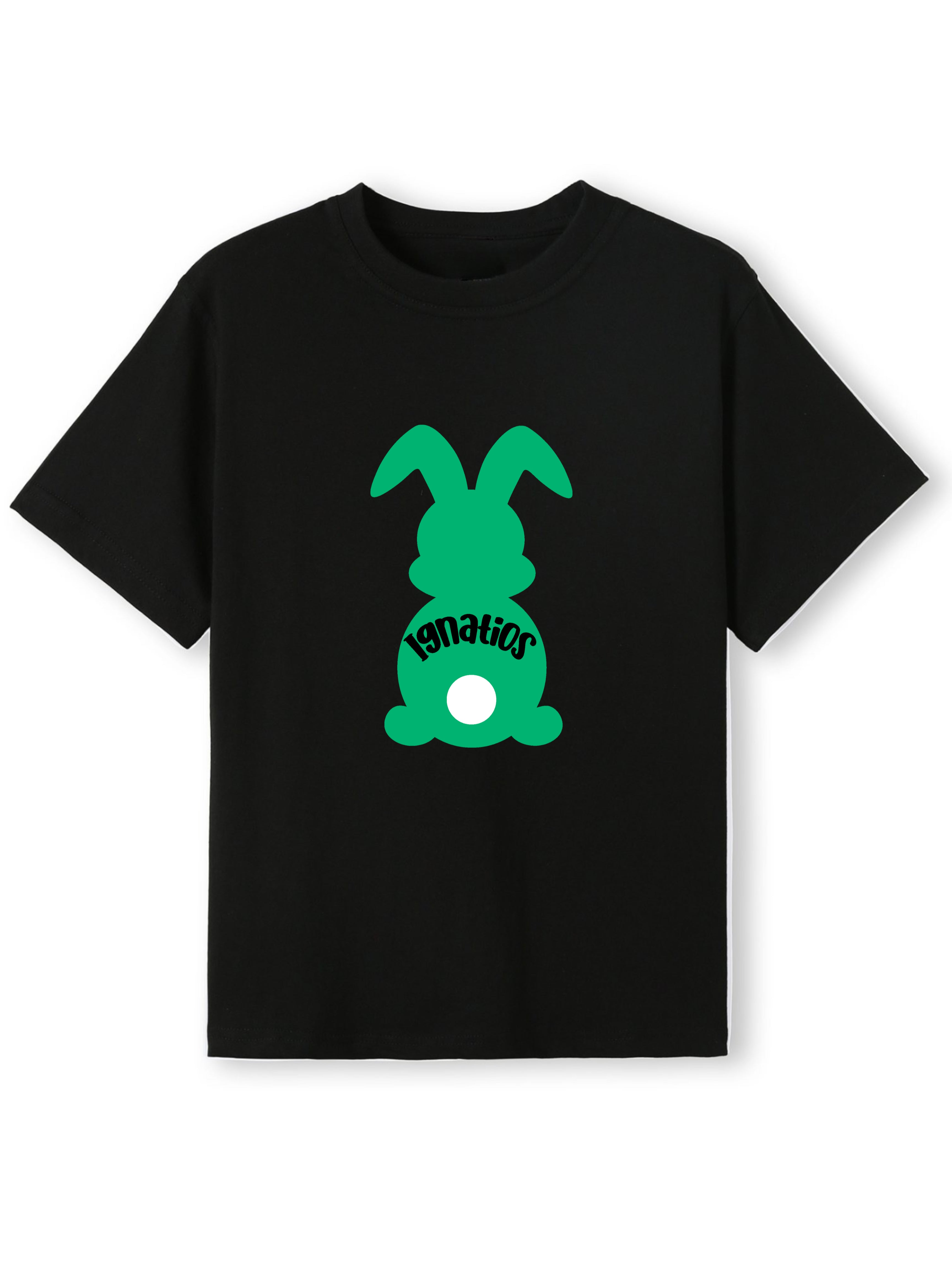 Lil’ Green Bunny Tail Name Tee