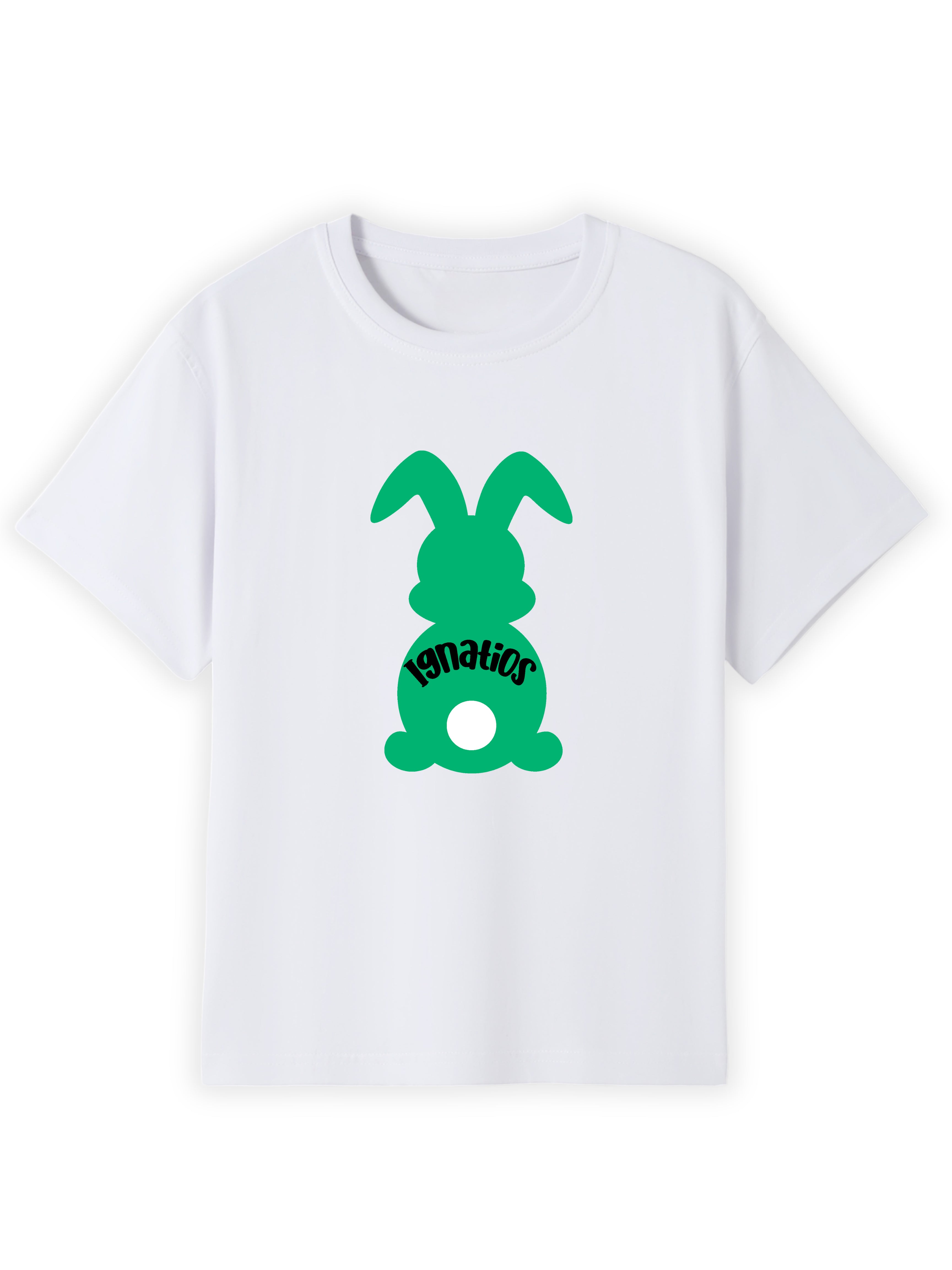 Lil’ Green Bunny Tail Name Tee