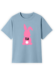 Lil’ Pink Bunny Tail Name Tee