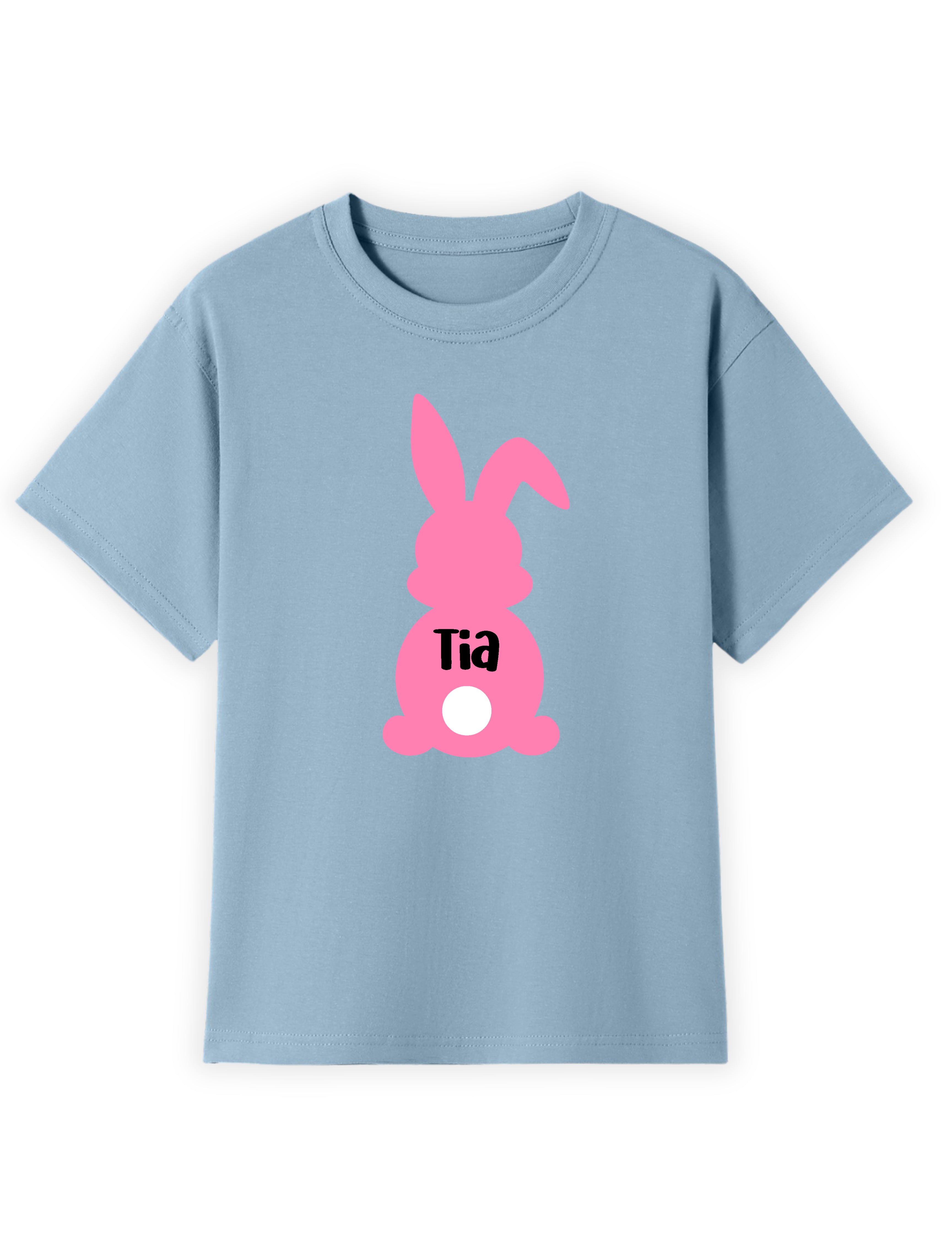 Lil’ Pink Bunny Tail Name Tee