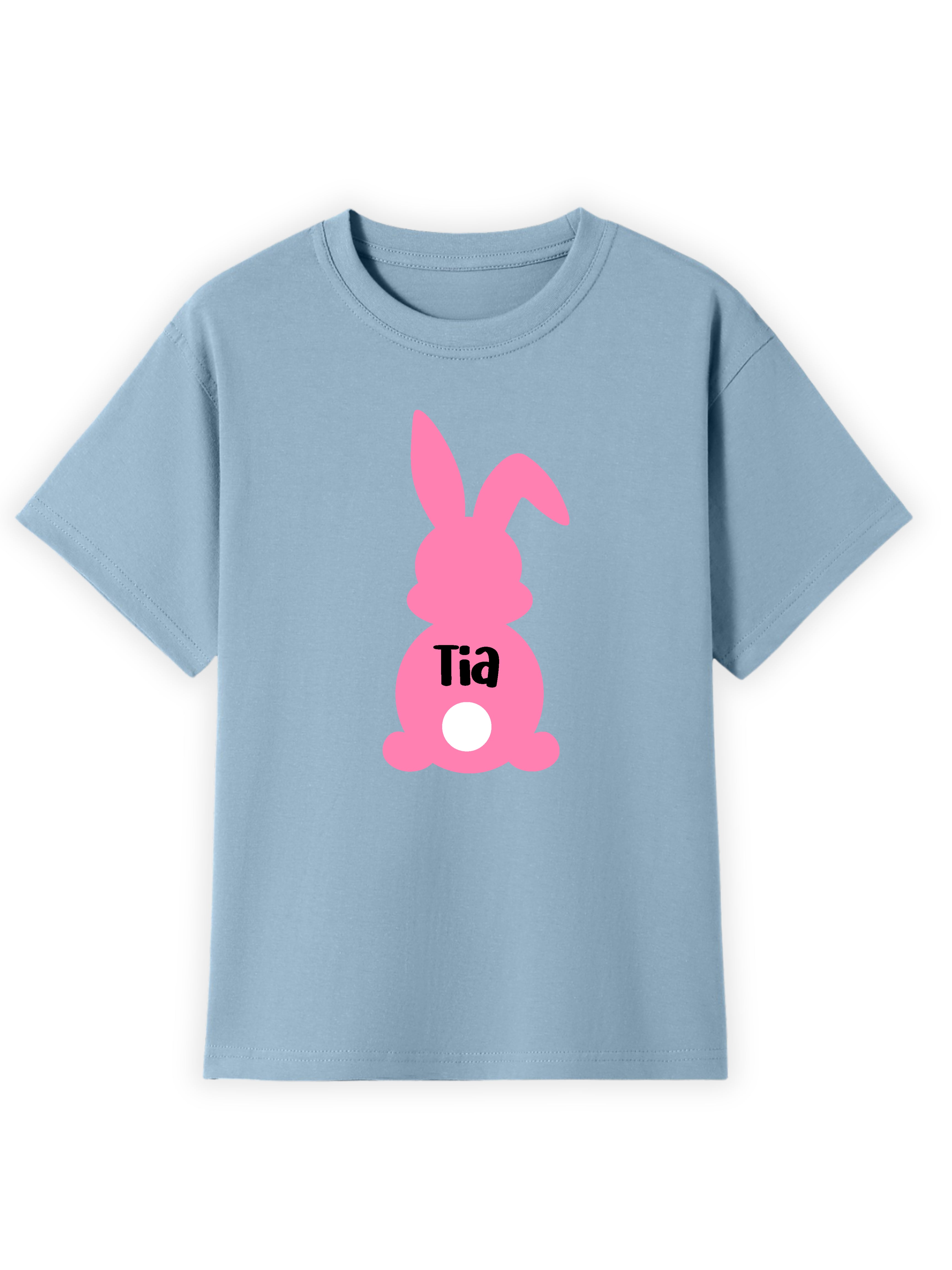 Lil’ Pink Bunny Tail Name Tee