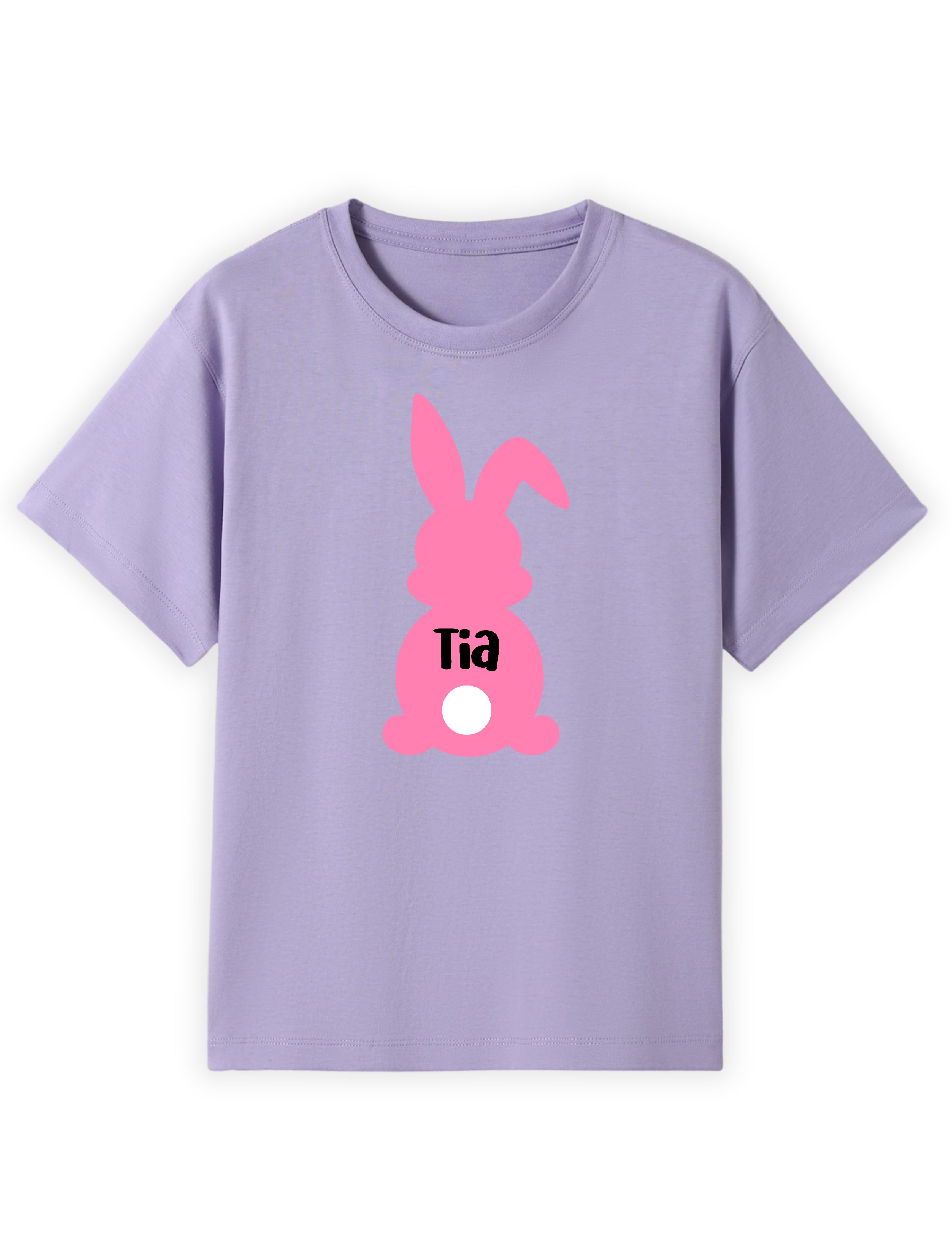 Lil’ Pink Bunny Tail Name Tee