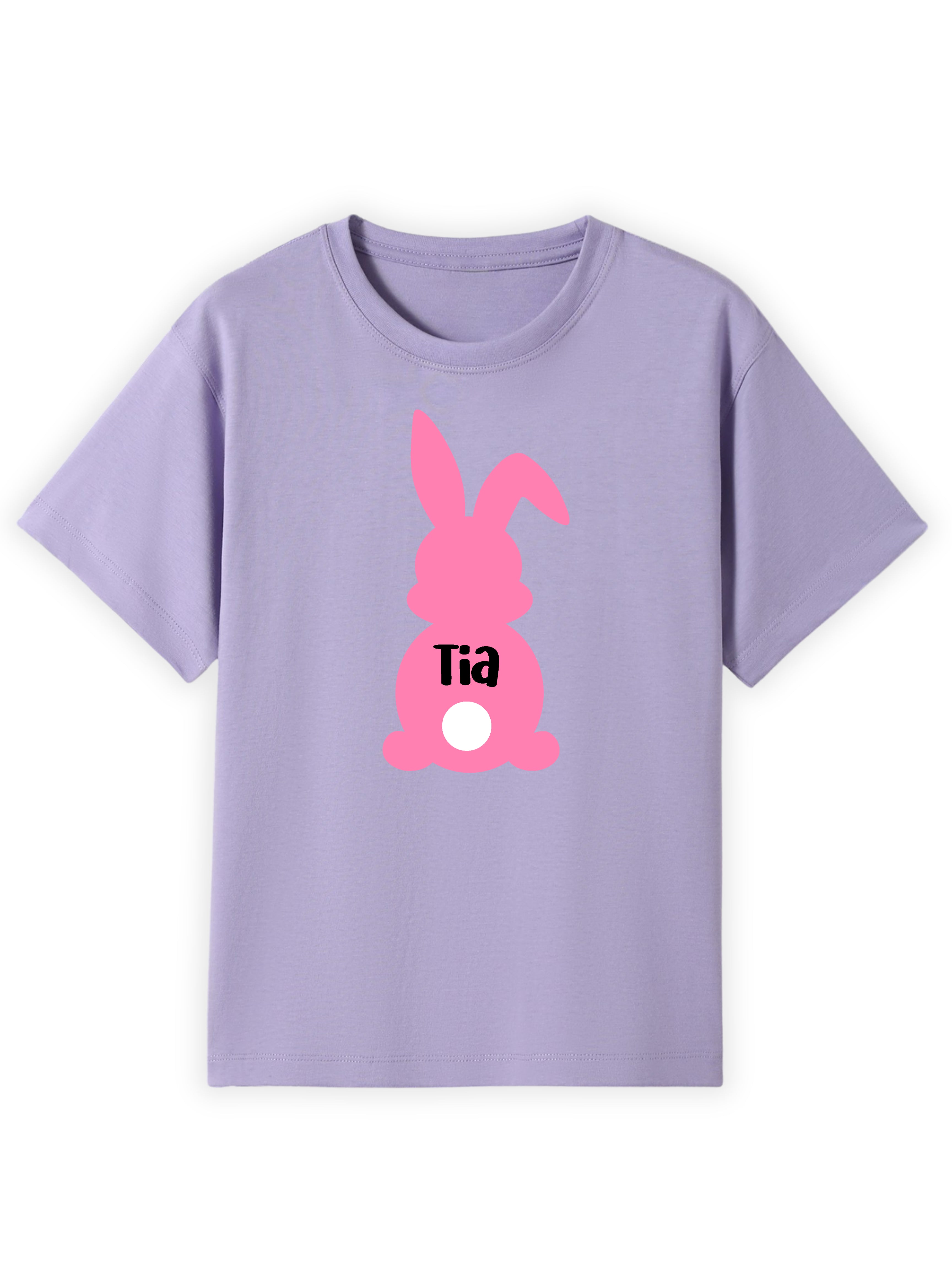 Lil’ Pink Bunny Tail Name Tee