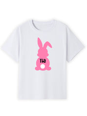 Lil’ Pink Bunny Tail Name Tee