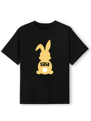 Lil’ Yellow Bunny Tail Name Tee