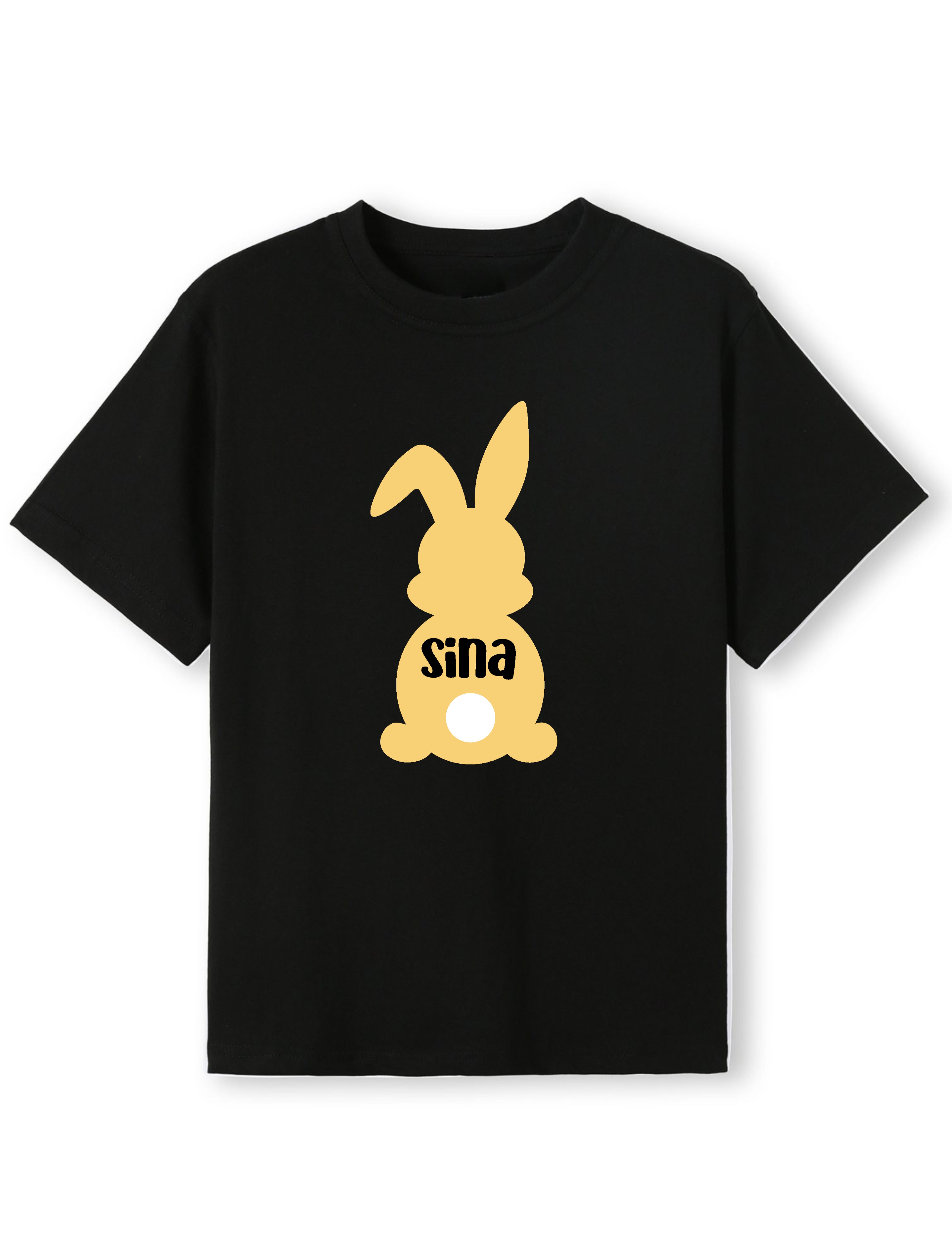 Lil’ Yellow Bunny Tail Name Tee