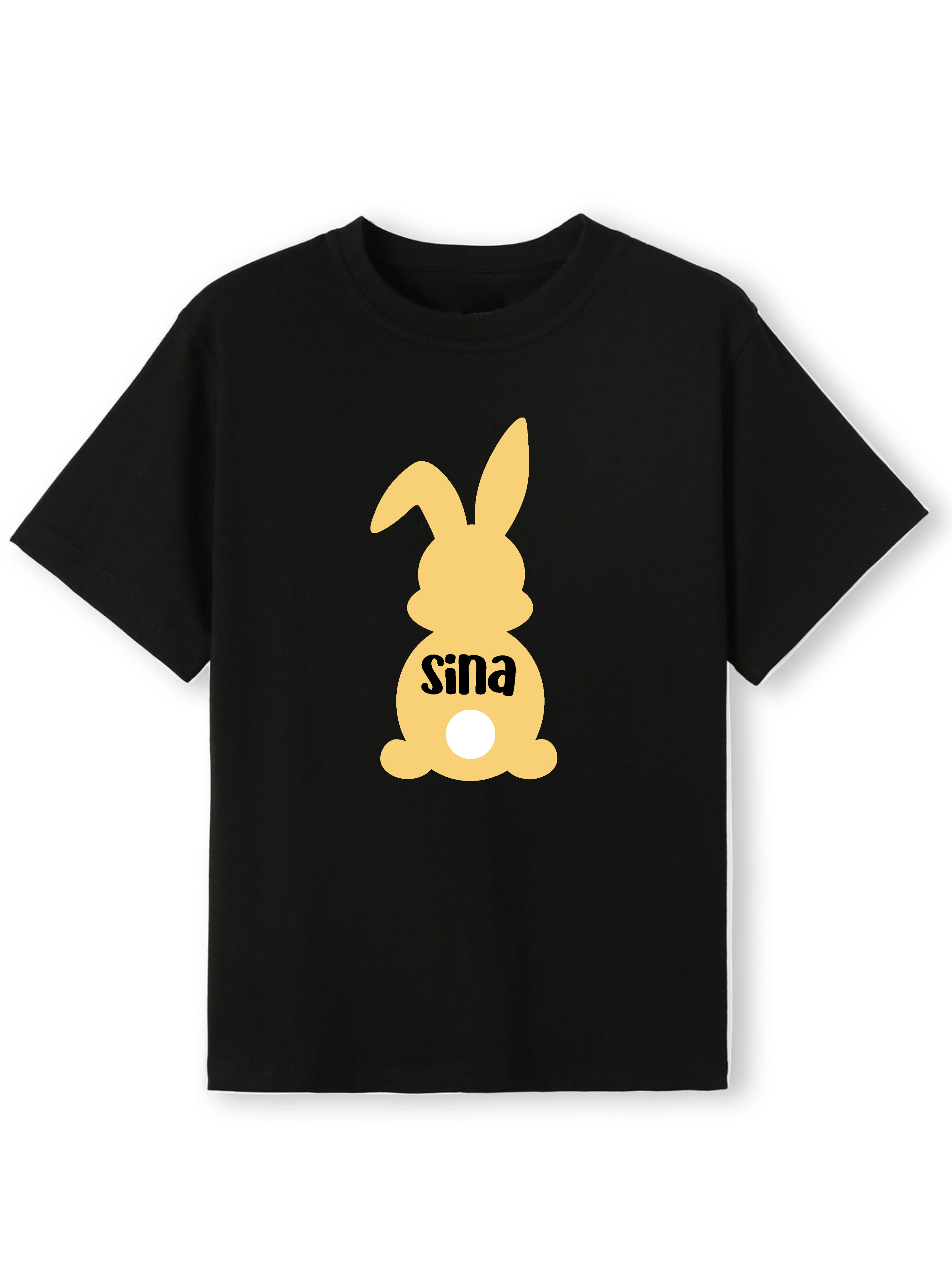 Lil’ Yellow Bunny Tail Name Tee