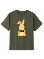 Lil’ Yellow Bunny Tail Name Tee