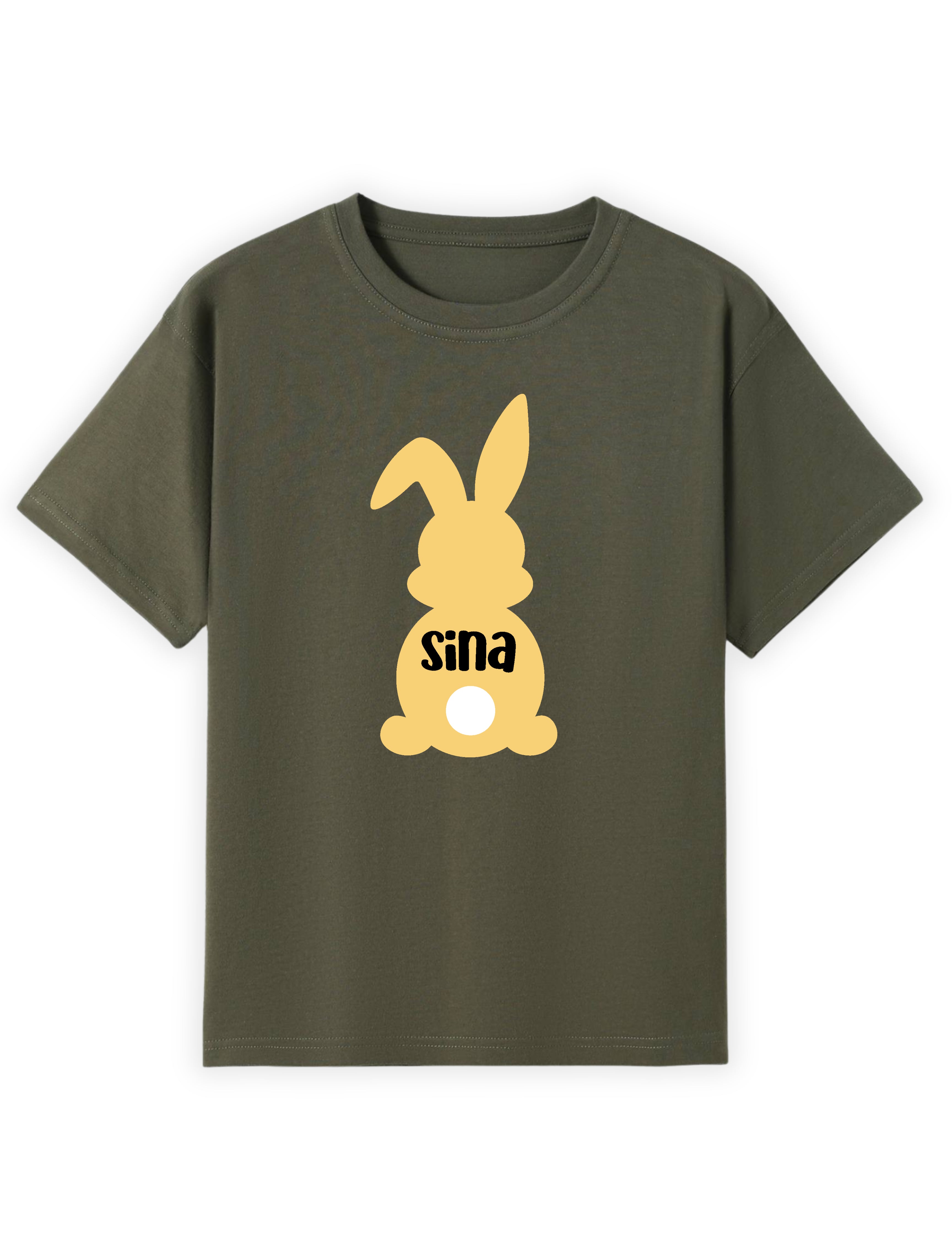 Lil’ Yellow Bunny Tail Name Tee