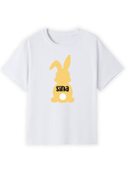 Lil’ Yellow Bunny Tail Name Tee