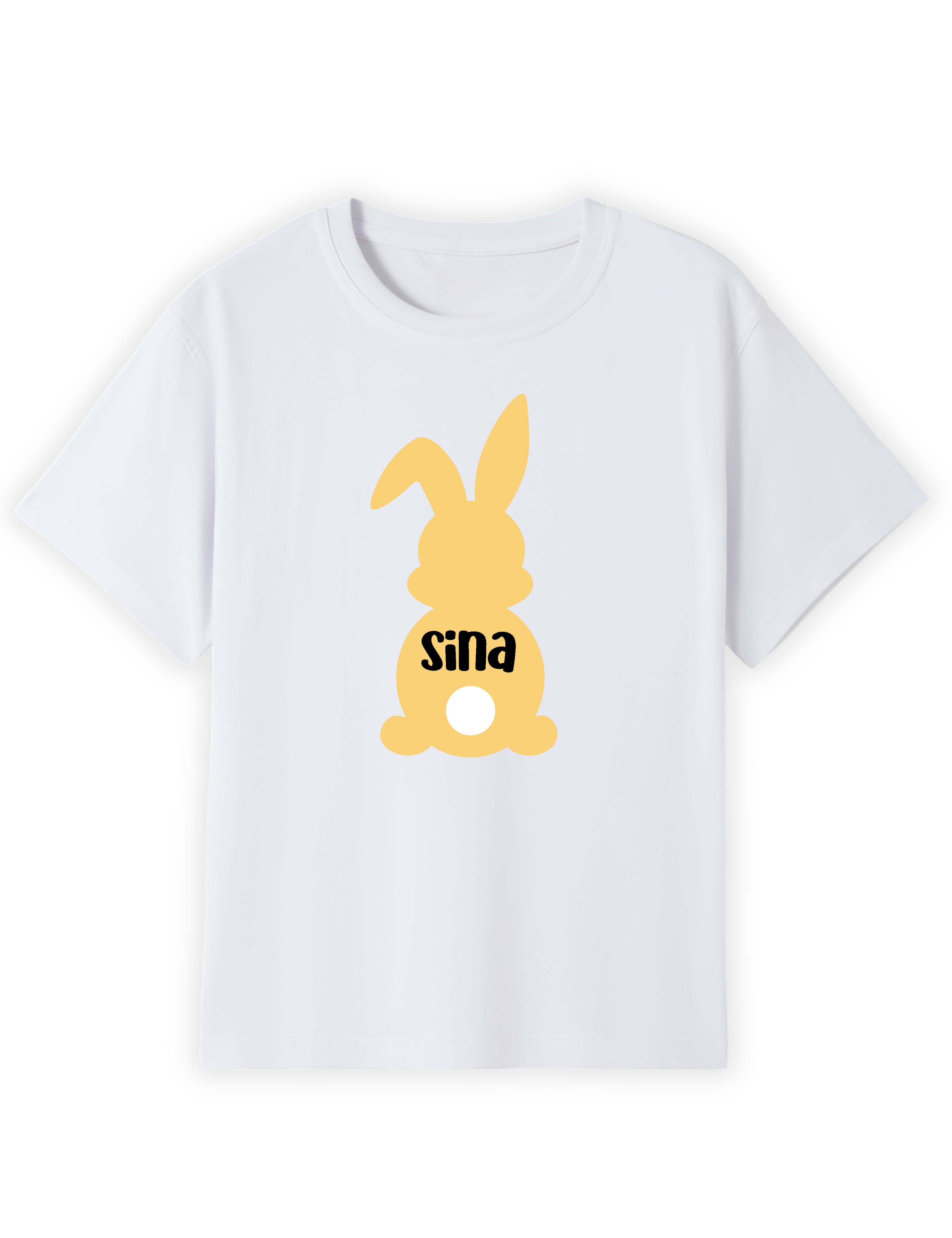 Lil’ Yellow Bunny Tail Name Tee