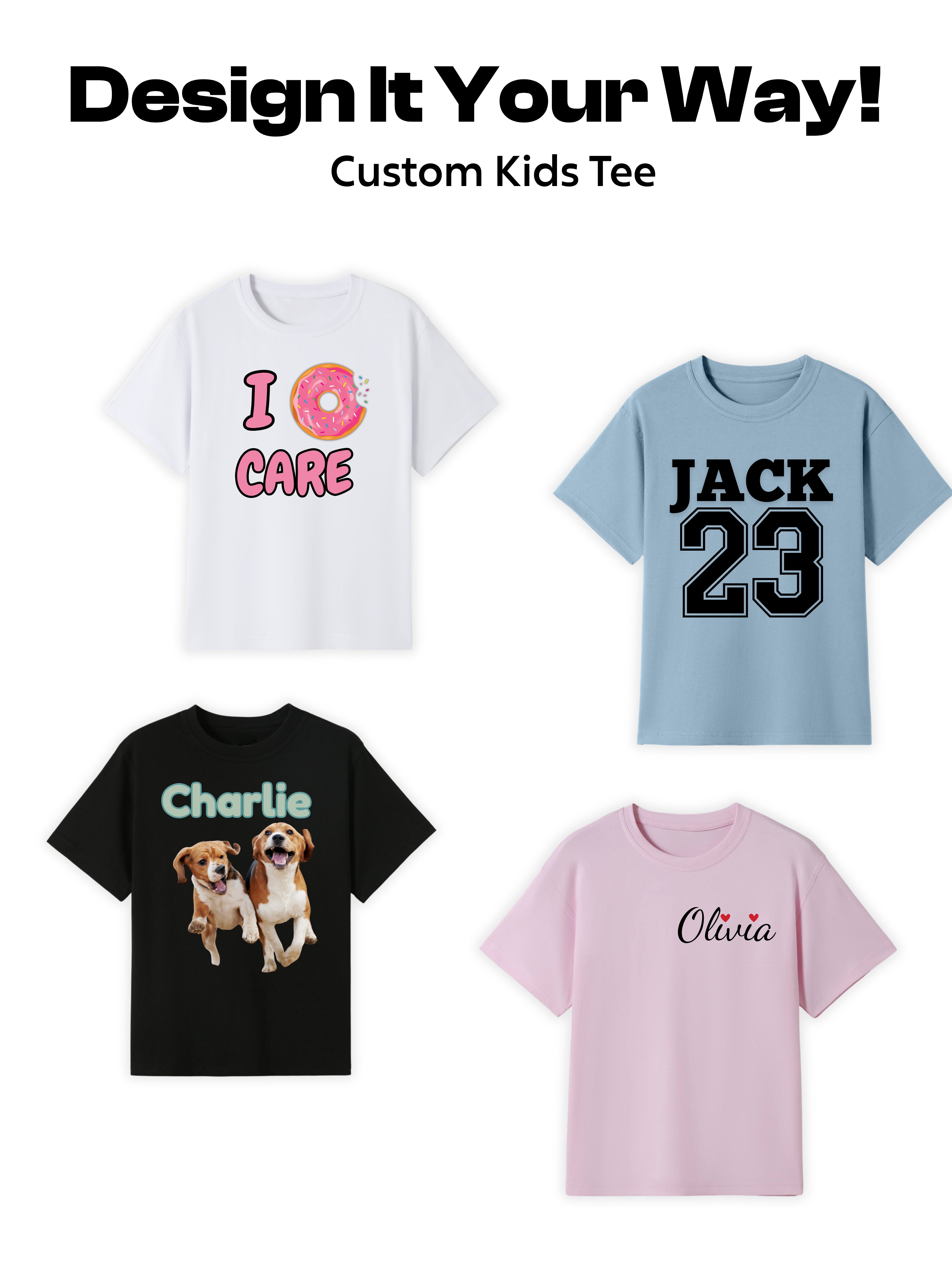 Kids Tee | Create Your Own Design